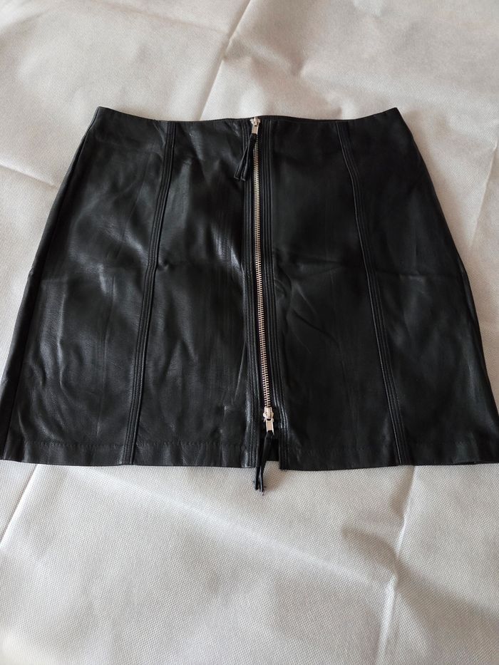 Jupe cuir