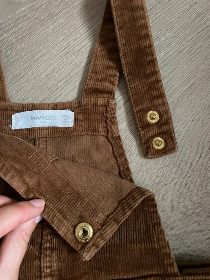Robe velours côtelé 3/4 ans - photo numéro 3