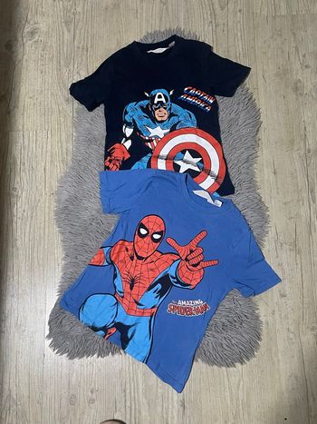 Lot de 2 T-shirts Avengers Marvel - 4/6 ans