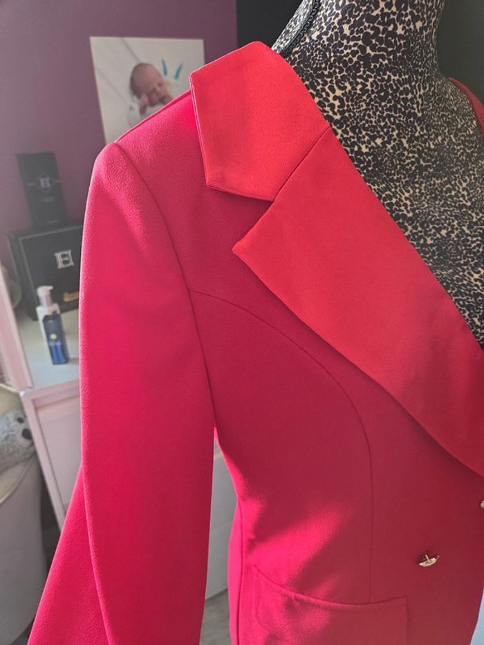 Blazer Rouge Original  de chez Shein en taille L - photo numéro 5