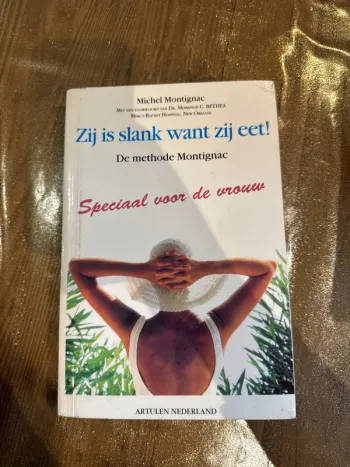 Livre zij is slank want zij eet