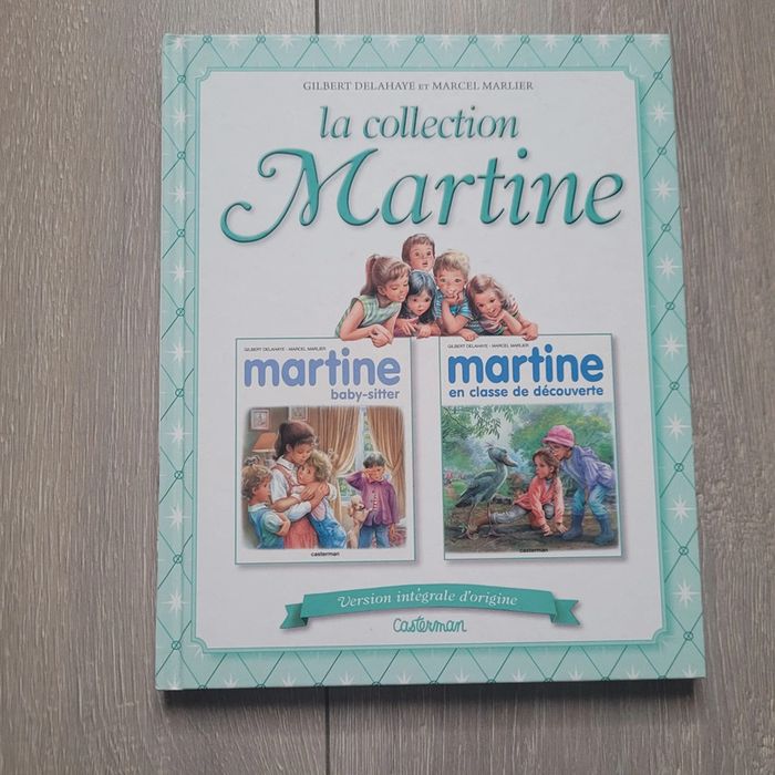 Livre double " la collection Martine "N°24,Martine baby-siter + Martine en classe de découverte