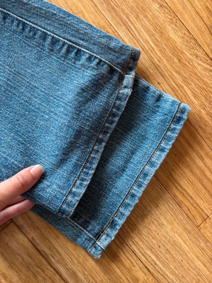 Jean femme Levi’s 515 bootcut évasé y2k 2000s bleu clair troué Mexique US rare taille 36/38 S/M - photo numéro 5
