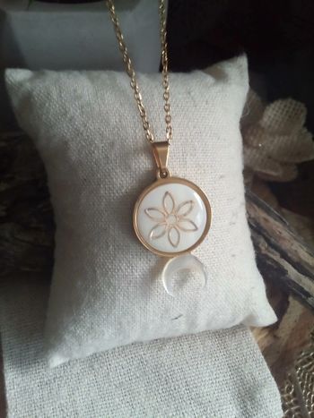 Collier double n'a'c'r'e