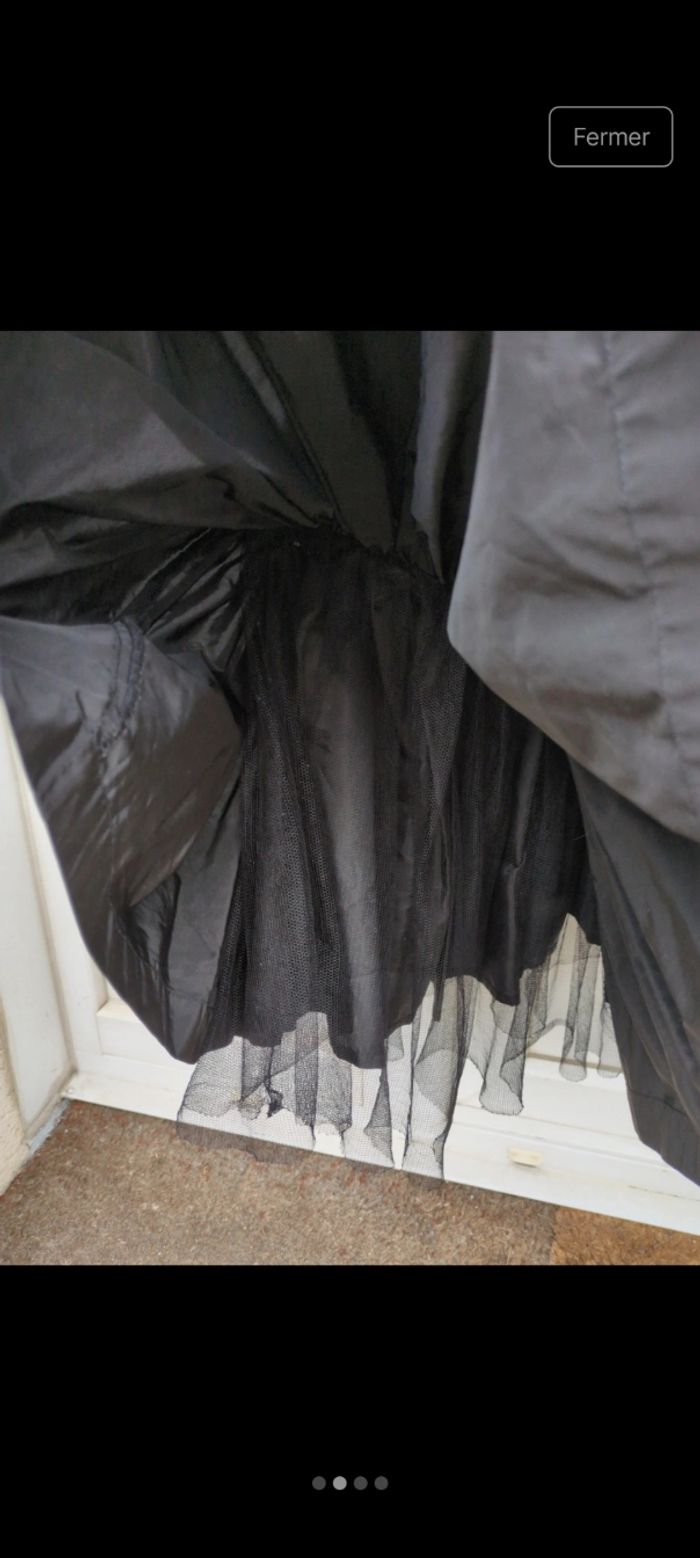 Tao robe créateur noire sans manches 6 ans - photo numéro 2