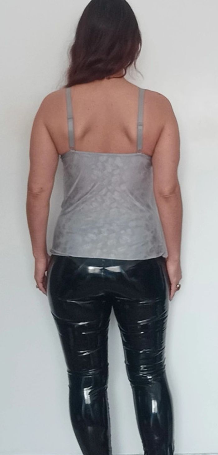 Top caraco bustier argenté 95c - photo numéro 4
