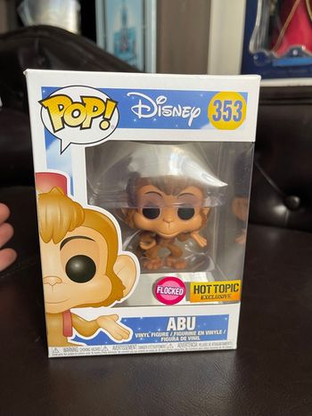 Pop Funko Disney 353 abu Aladdin flocked hot topic