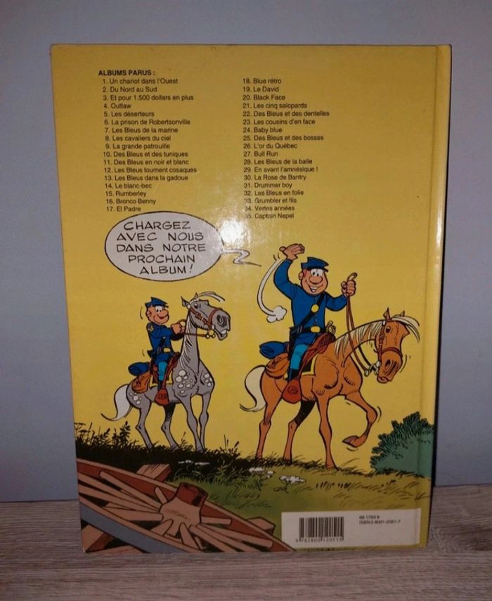 Bande dessinée Les tuniques bleu capitaine nevel - photo numéro 2