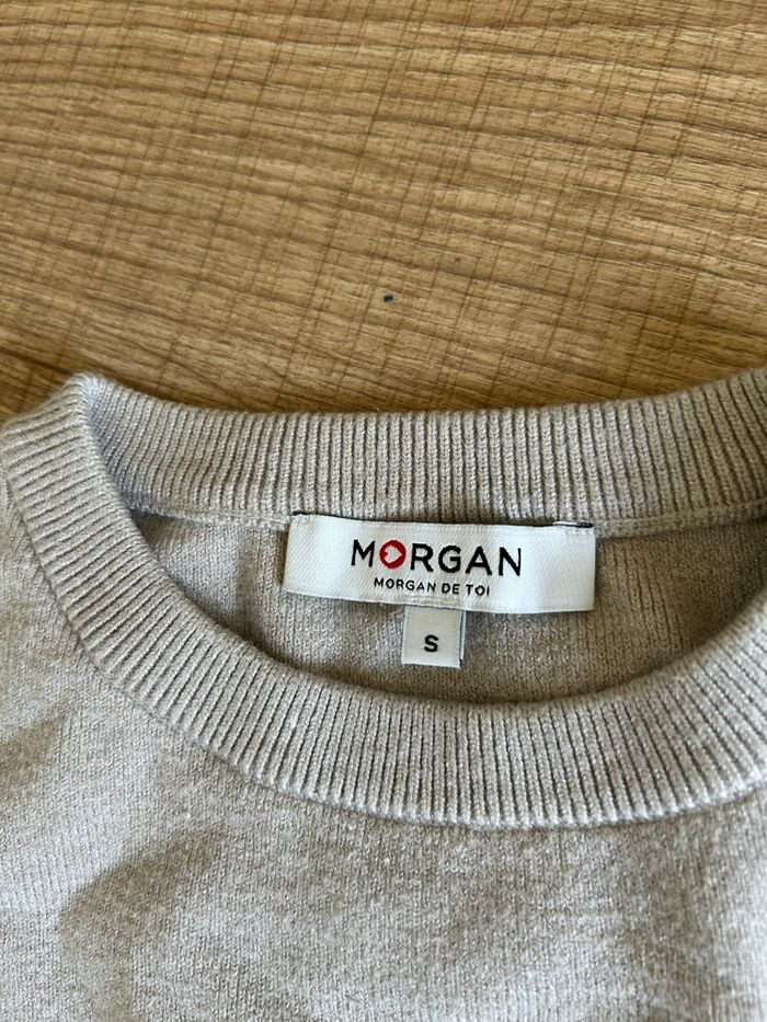 Robe pull beige sans manches Morgan taille S TBE - photo numéro 9