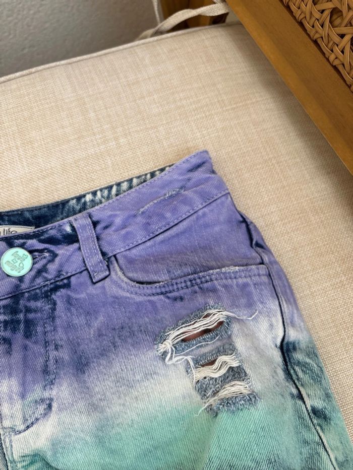 Short tie and dye troué - photo numéro 4