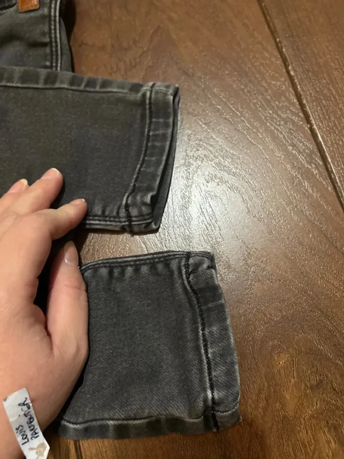 Jean garcon en coton gris  effet usé taille élastiquee absorba 3 ans - photo numéro 11