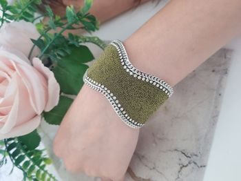 Bracelet fantaisie vert