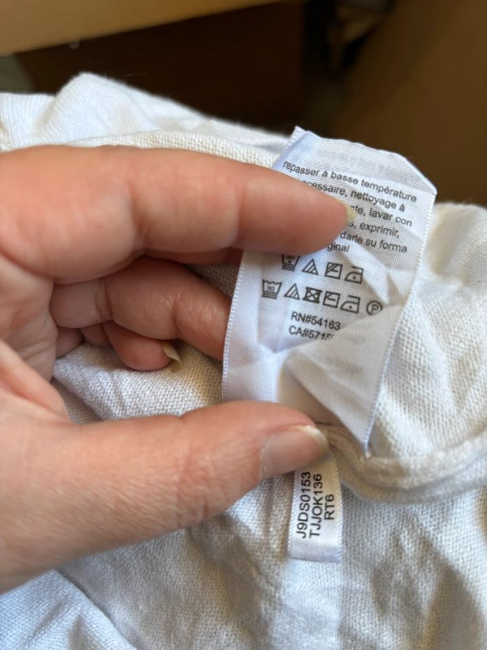 Pull blanc avec logo Tommy Hilfiger - photo numéro 9