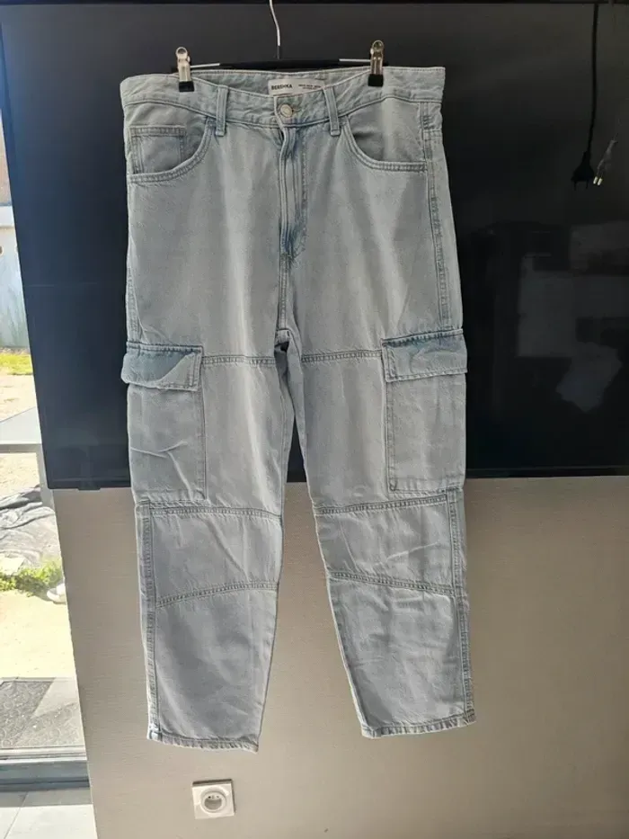 Jean Cargo Bershka homme T44 - photo numéro 4