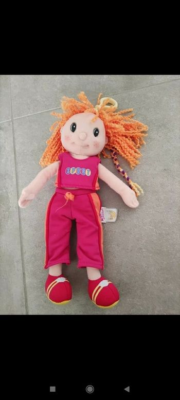 Porte clé peluche fille