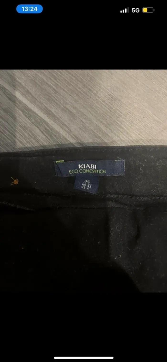 Jean skinny noir Kiabi taille 36 🤰🏻 - photo numéro 2