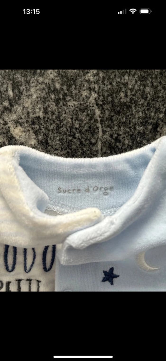 Pyjama chaud bébé mixte un mois très bon état, porté une fois - photo numéro 2