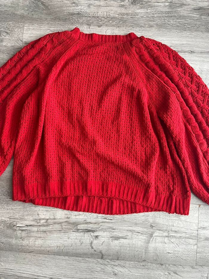 Pull rouge Kiabi L - photo numéro 3