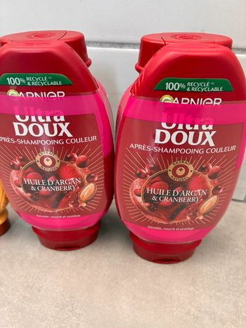 Lot 4 après shampoing Ultra Doux Garnier