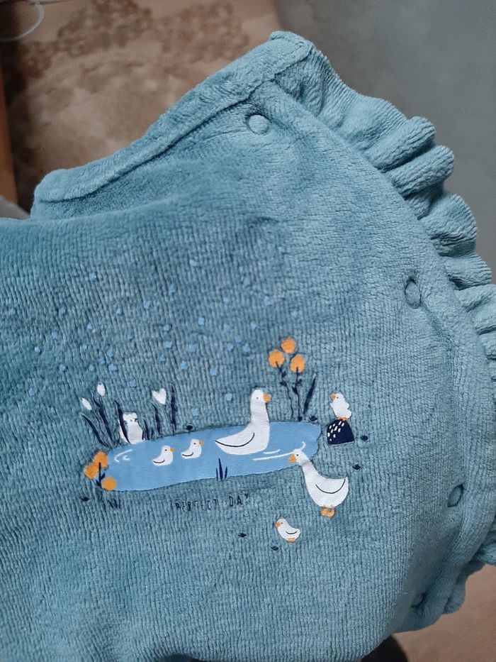 Pyjama velours Vertbaudet - photo numéro 2