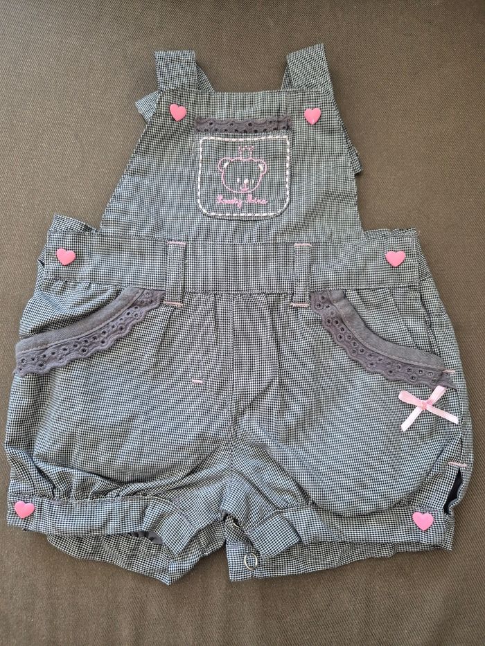 Salopette short - 1mois