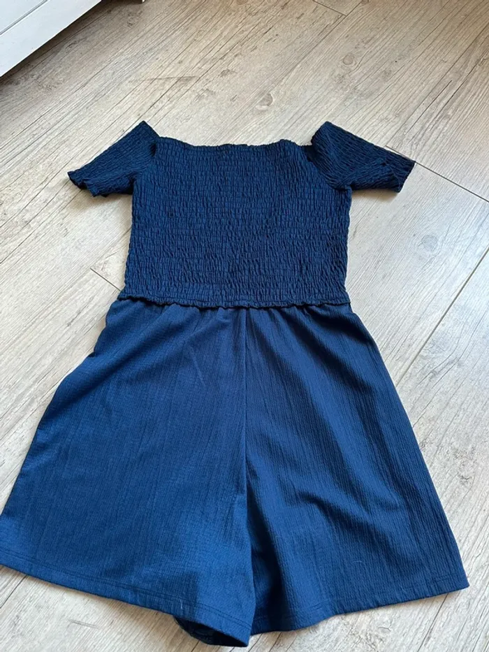 Combishort bershka bleu foncé - photo numéro 2