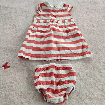 Robe et bloomer sergent major 9 mois