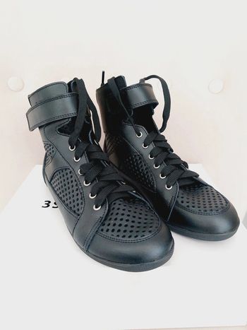 Baskets cuir noires