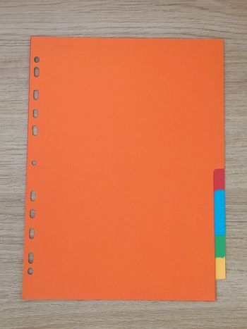 Lot 4 intercalaires carton - A4 Maxi