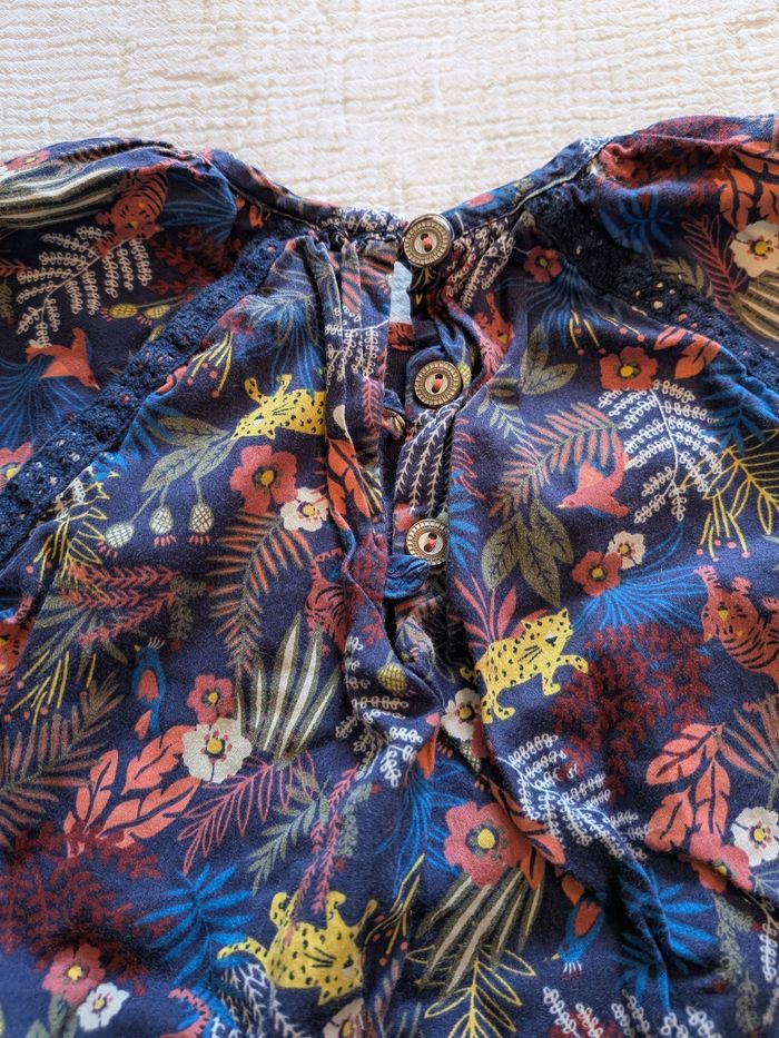 Blouse  fleurs  jungle Sergent major - photo numéro 4
