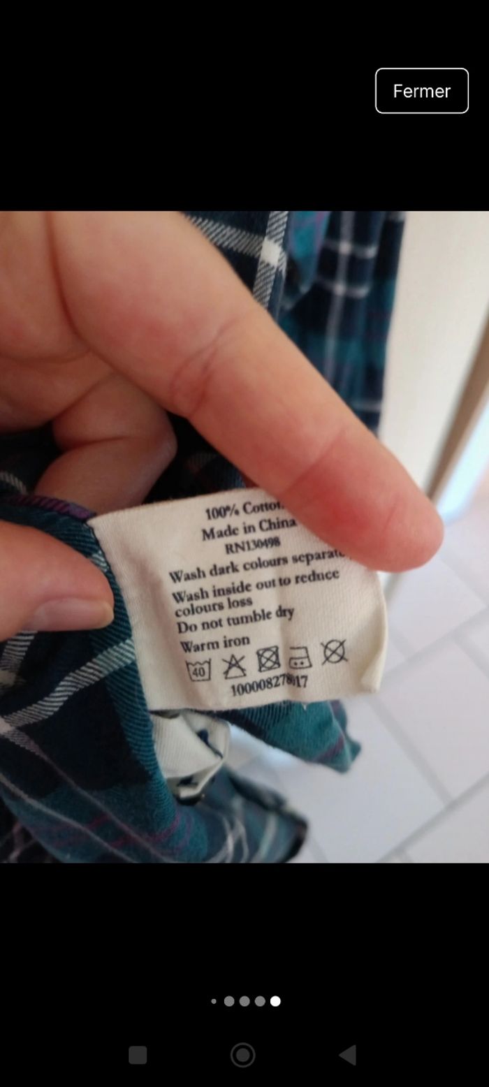 Chemise bleue jack willis taille M - photo numéro 4