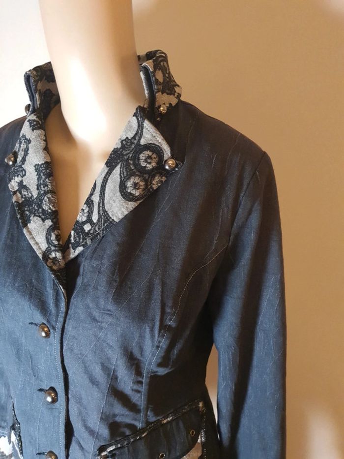 SQuise blazer broderies T.40 - photo numéro 4