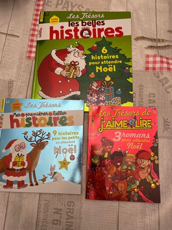 Lot de 3 livres « histoires pour attendre Noël