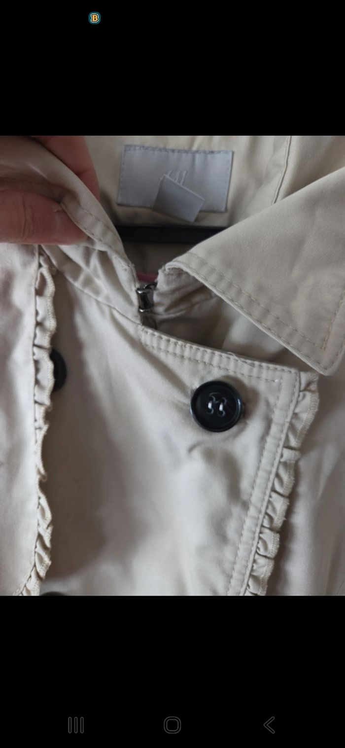 Trench beige h&m 42 - photo numéro 7