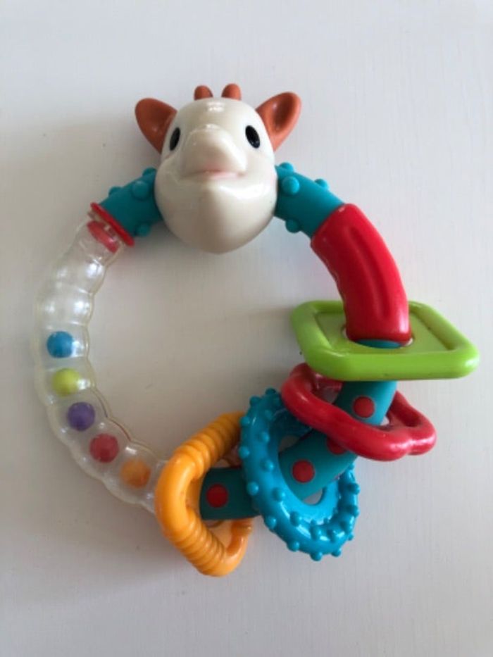 Anneau de dentition multi-texturé Sophie la girafe