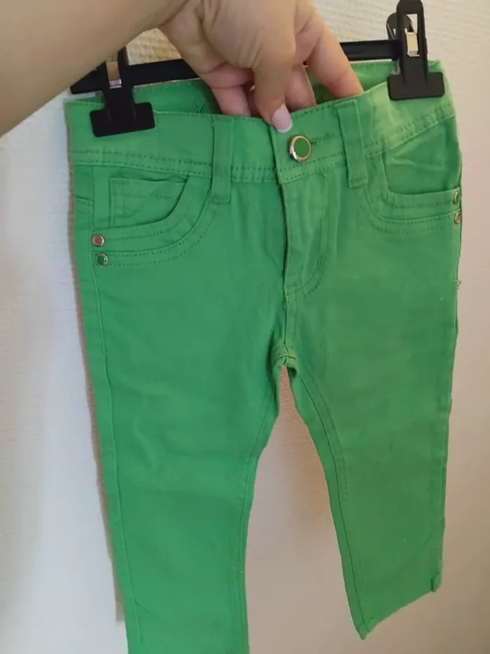 Pantalon neuf fille 3ans 98% coton - photo numéro 10