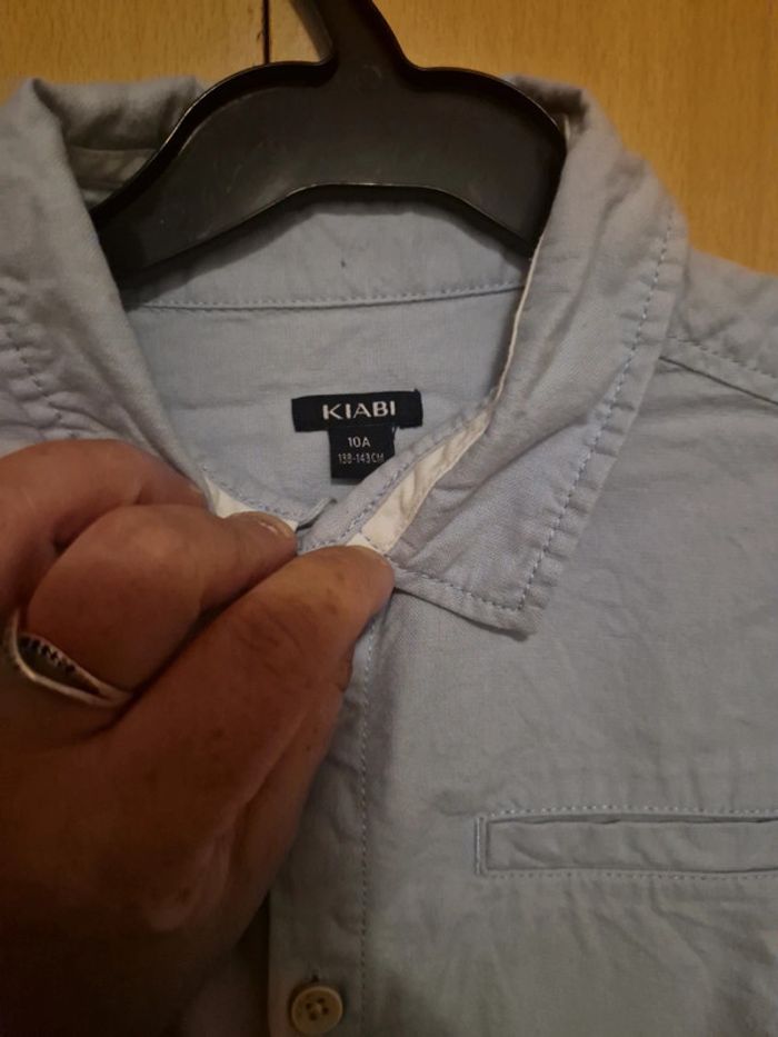 Chemise bleu claire kiabi - photo numéro 3