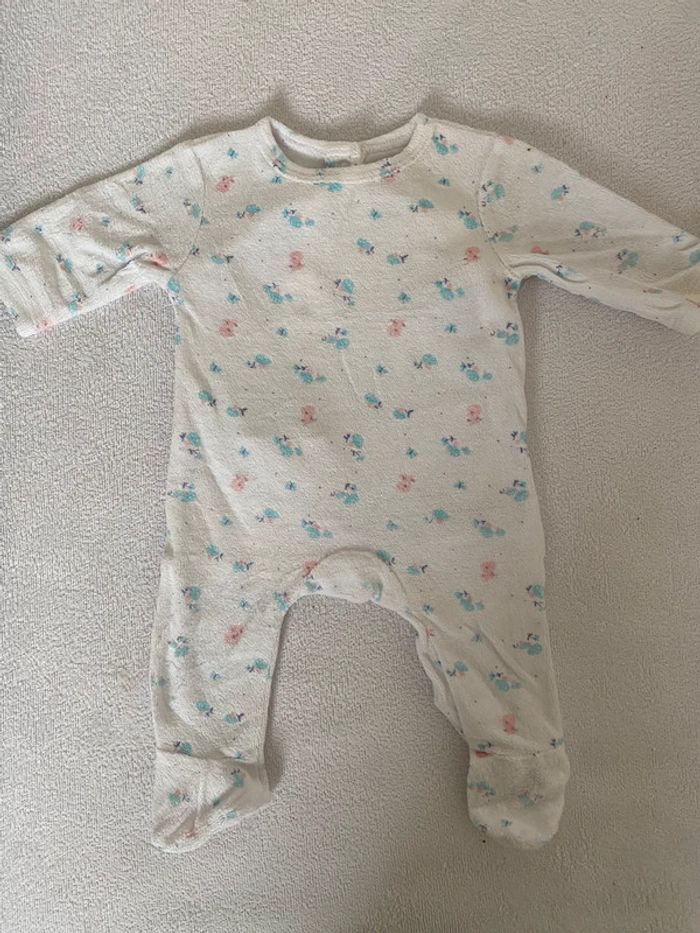 Pyjama velours doux 1 mois