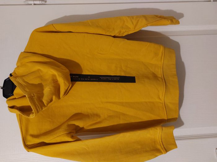 sweat à capuche jaune 14 ans - photo numéro 2