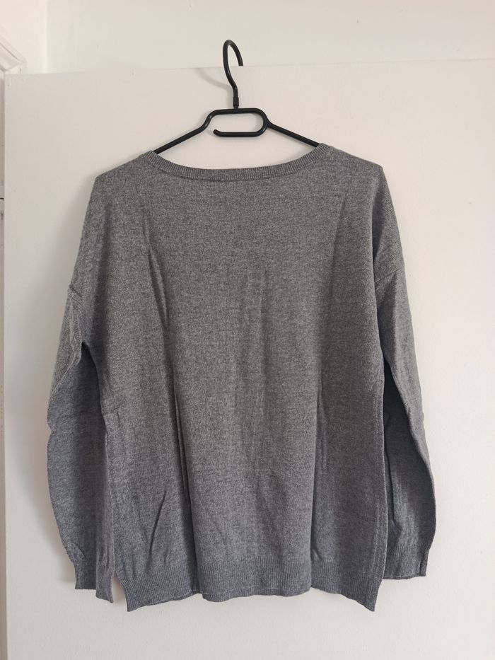 Pull gris Camaïeu - photo numéro 3