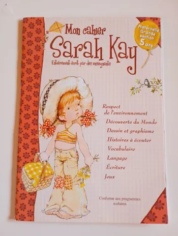 Mon cahier Sarah Kay