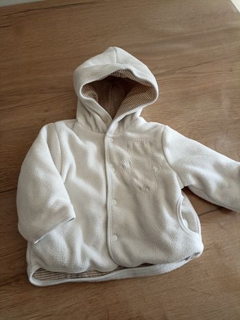 Manteau mixte réversible