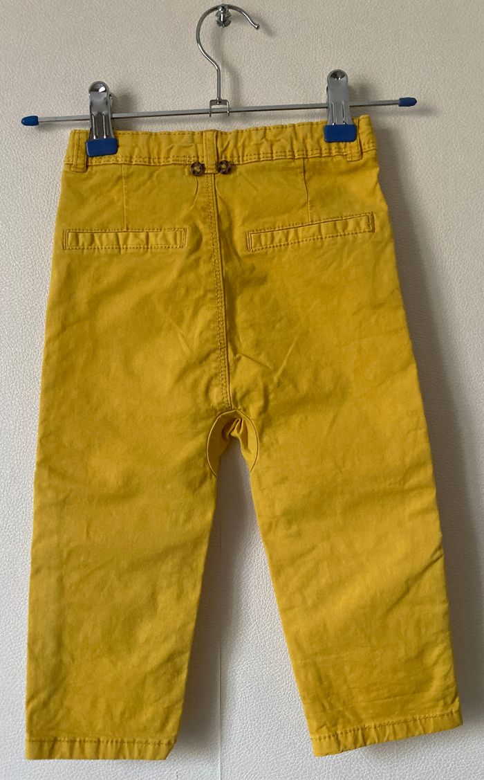 pantalon toile de coton garçon 18 mois - photo numéro 3