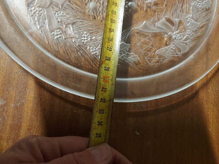 Plat a dessert  en verre. - photo numéro 4