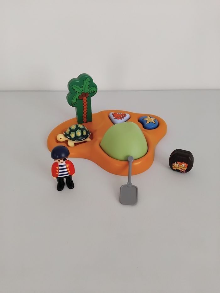 PLAYMOBIL 123 Île de Pirate 9119 Junior Complet 🐢 - photo numéro 4