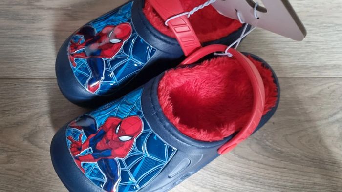 Sabot sandales spiderman neuf 28 fourrure intérieur - photo numéro 4
