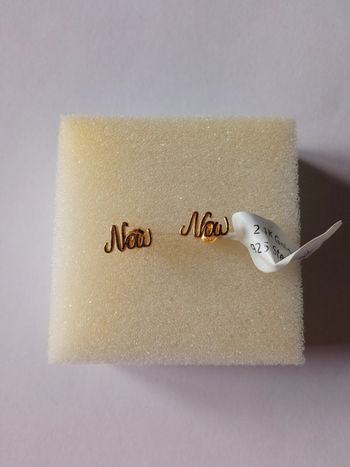 Boucle d'oreille Jewel candle