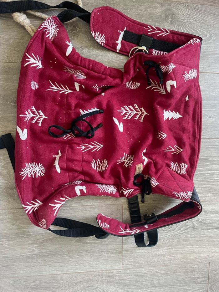 Portage Onbu Onbuhimo de couturière spécialisée Little Wolf taille grand toddler/preschool - photo numéro 2