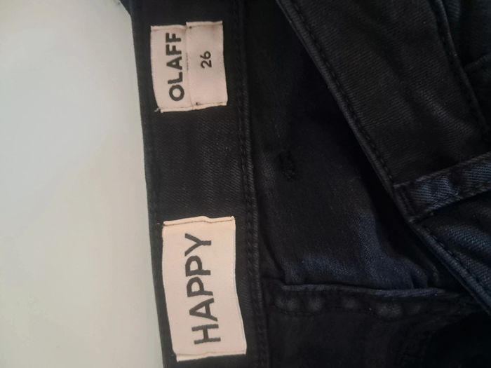 HAPPY jean cargo noir t.36 en tbe - photo numéro 11