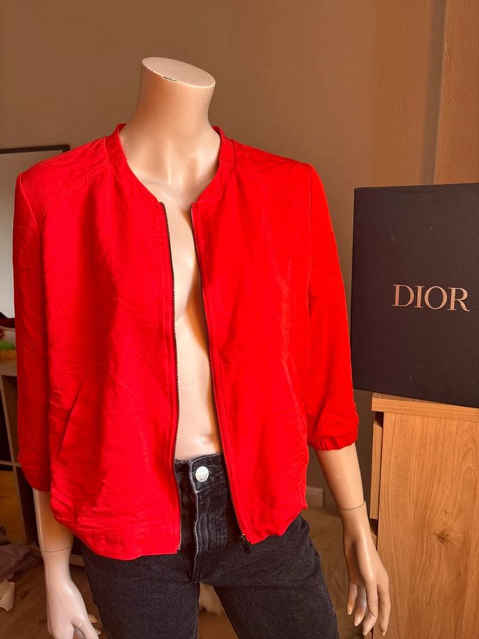 Veste légère rouge - photo numéro 2